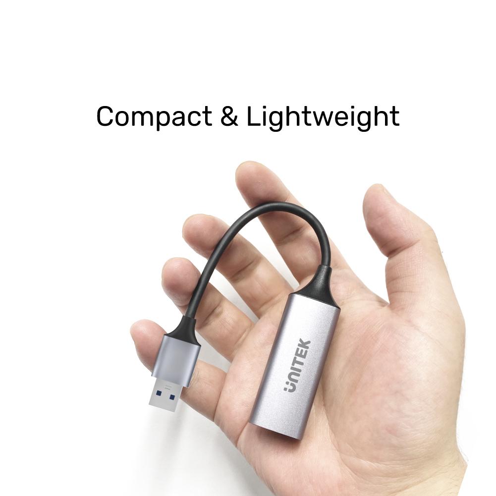 Unitek U1309A USB-A 3.1 to Gigabit RJ45 Ethernet Adapter