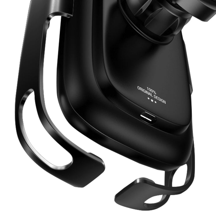 Baseus Rock-Solid Wireless Car Charger/Holder Black
