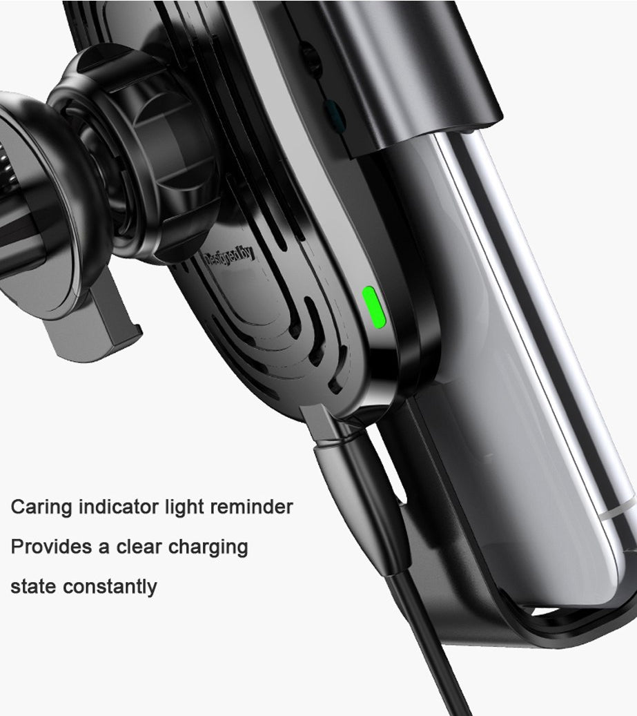 Baseus WXYL-01 Wireless Air Vent Gravity Car Charger Black