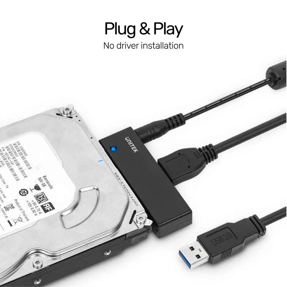 Unitek Y-1039 USB3.0 to SATA Converter