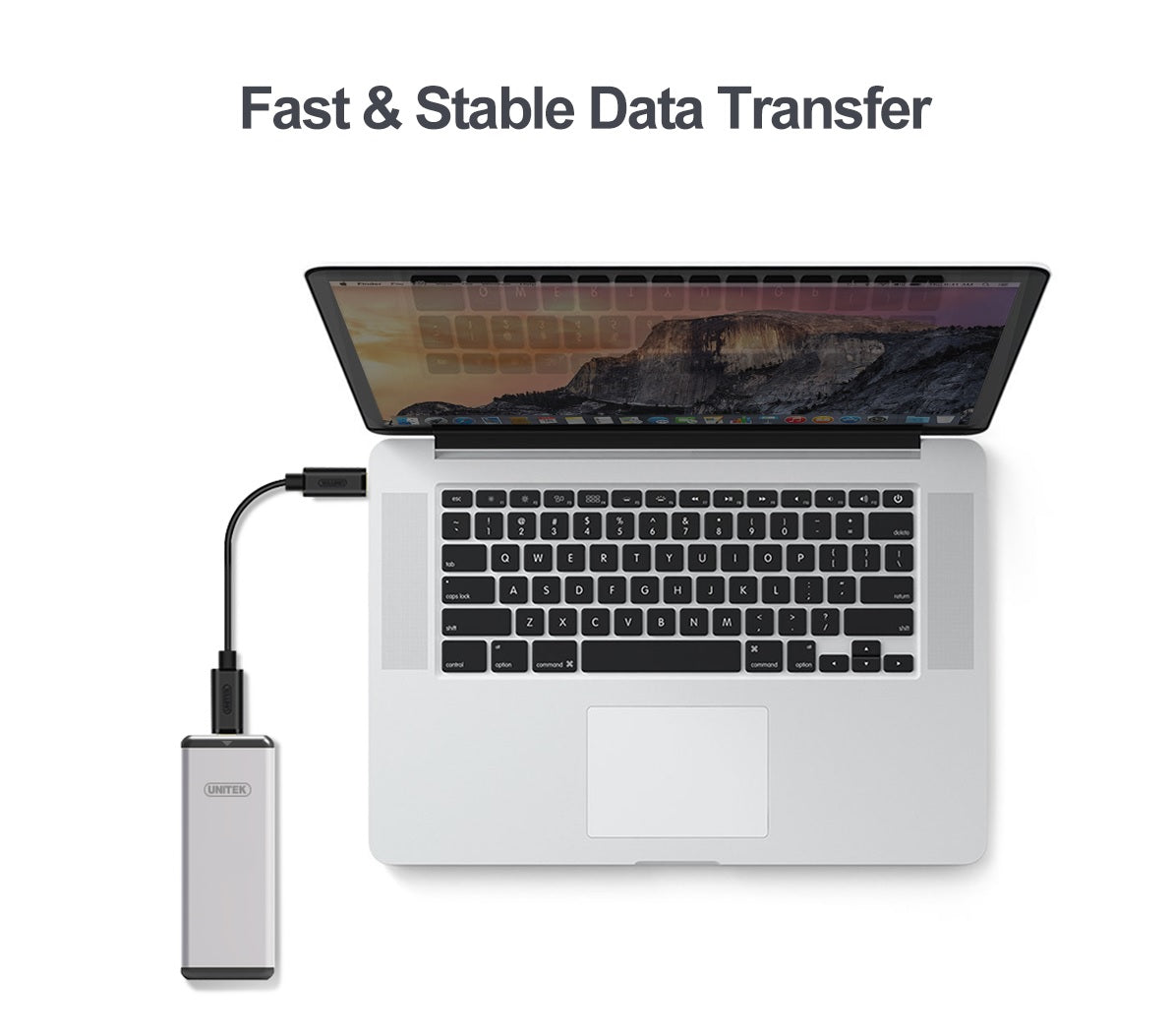 Unitek Y-3365 USB3.0 M.2 SSD (NGFF/SATA) Aluminium Enclosure