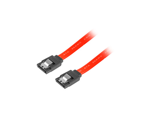Lanberg Sata III 6Gbps Cable 70cm Red