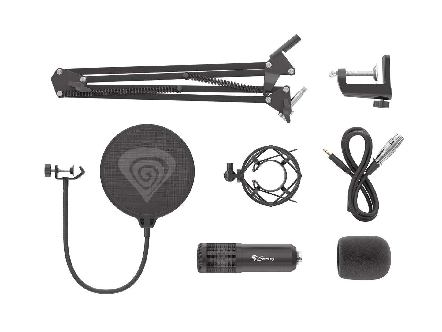 Genesis RADIUM 300 XLR Studio Dynamic Microphone with Arm