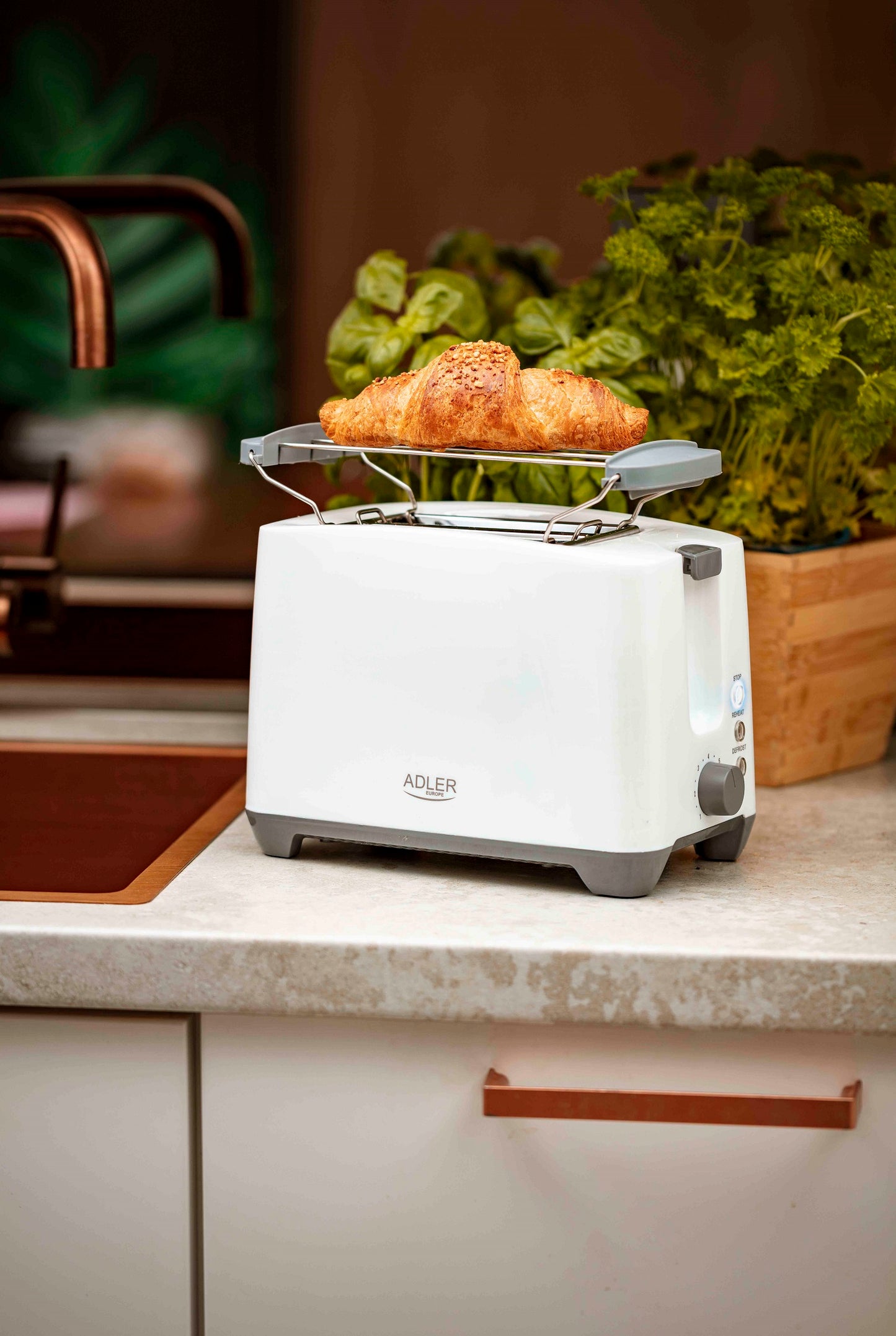Adler AD3216 2 Slice Toaster 1000W