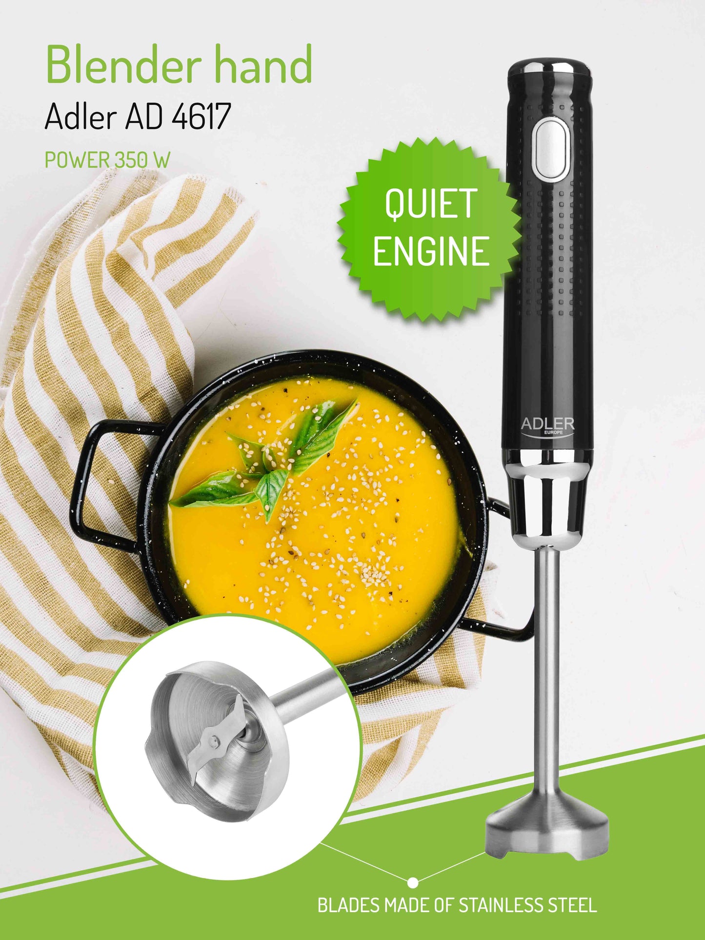 Adler AD4617 Hand Blender 350W
