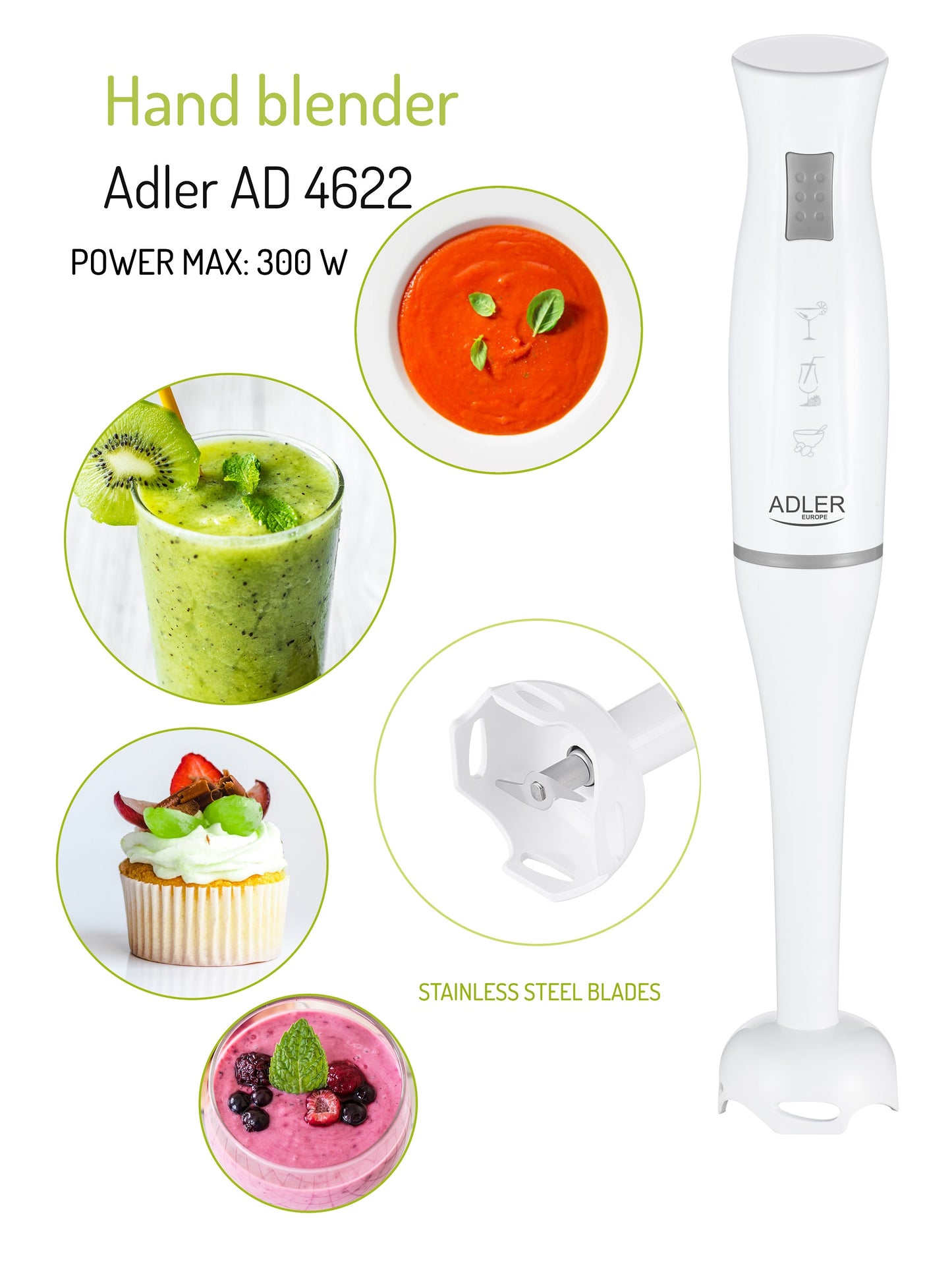 Adler AD4622 Hand Blender 200W