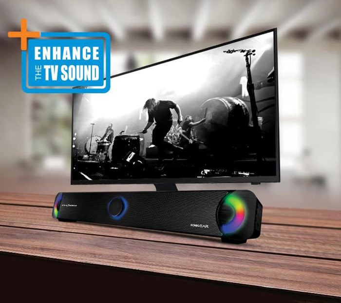 SonicGear BT300 Bluetooth Soundbar with LED Effect 7.2W