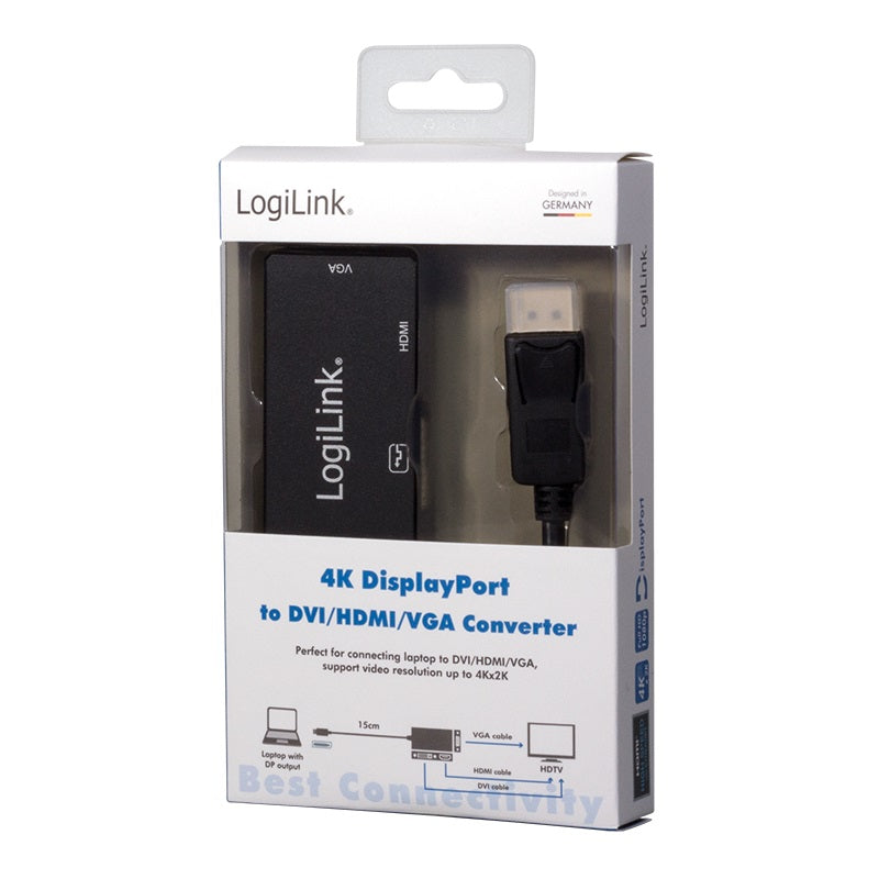 LOGILINK CV0109 4K DP TO DVI/HDMI/VGA CONVERTER