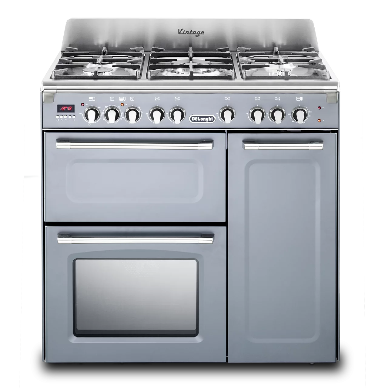 Delonghi Vintage three cavity dual fuel Range Cooker
