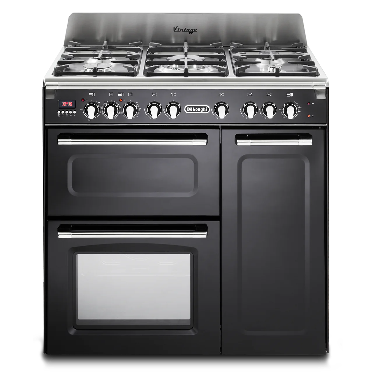 Delonghi Vintage three cavity dual fuel Range Cooker