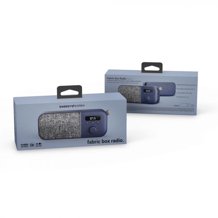 Energy Sistem 449958 Fabric Box Radio Navy