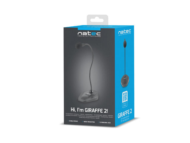 Natec GIRAFFE 3.5mm Microphone with Stand