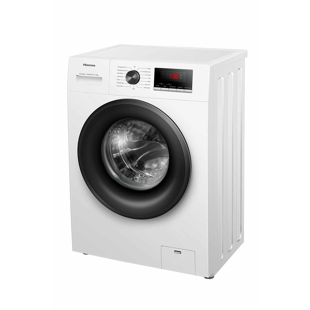 Hisense WFQP8014EVM Washing Machine 8Kg A+++ / C White