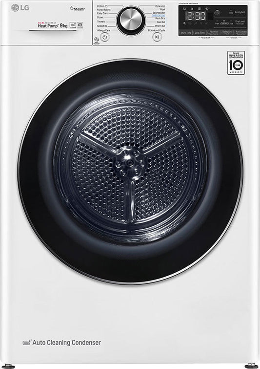 LG RC90V9AV2W Dryer 9kg A +++ with Heat Pump