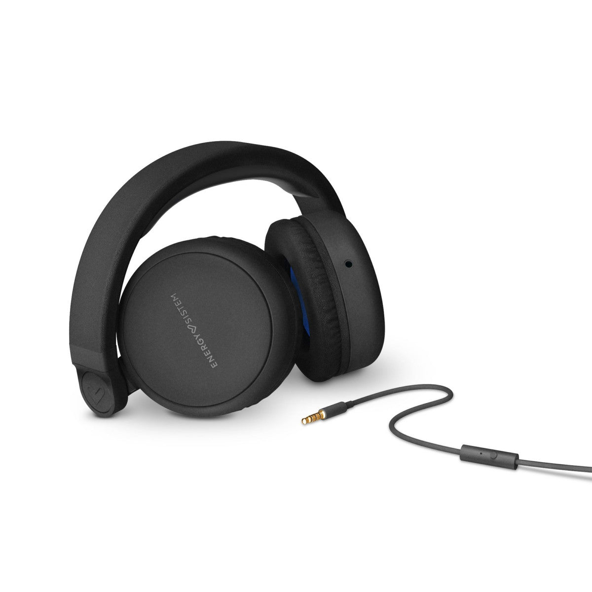 Energy Sistem 448814 Style 1 Talk Mic Headphones Removable Cable Midnight Black