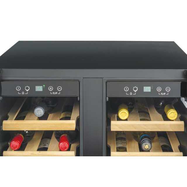 CANDY CCVB 60D INT 2T W/cooler 38-Bottles 60x82