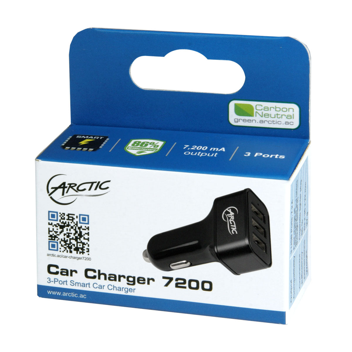 ARCTIC Car Charger 7200 Black