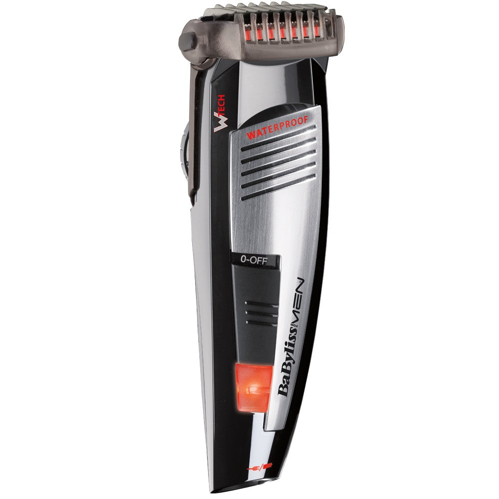 BABYLISS for Men Cordless Beard Nose/Ear Trimmer Set E846FPE Black