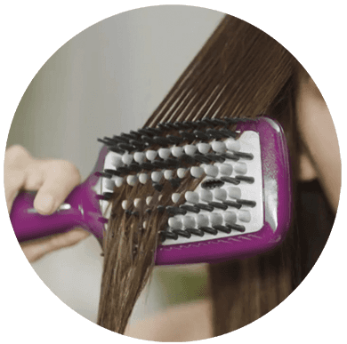 BABYLISS LISS Brush 3D HSB100E Pink