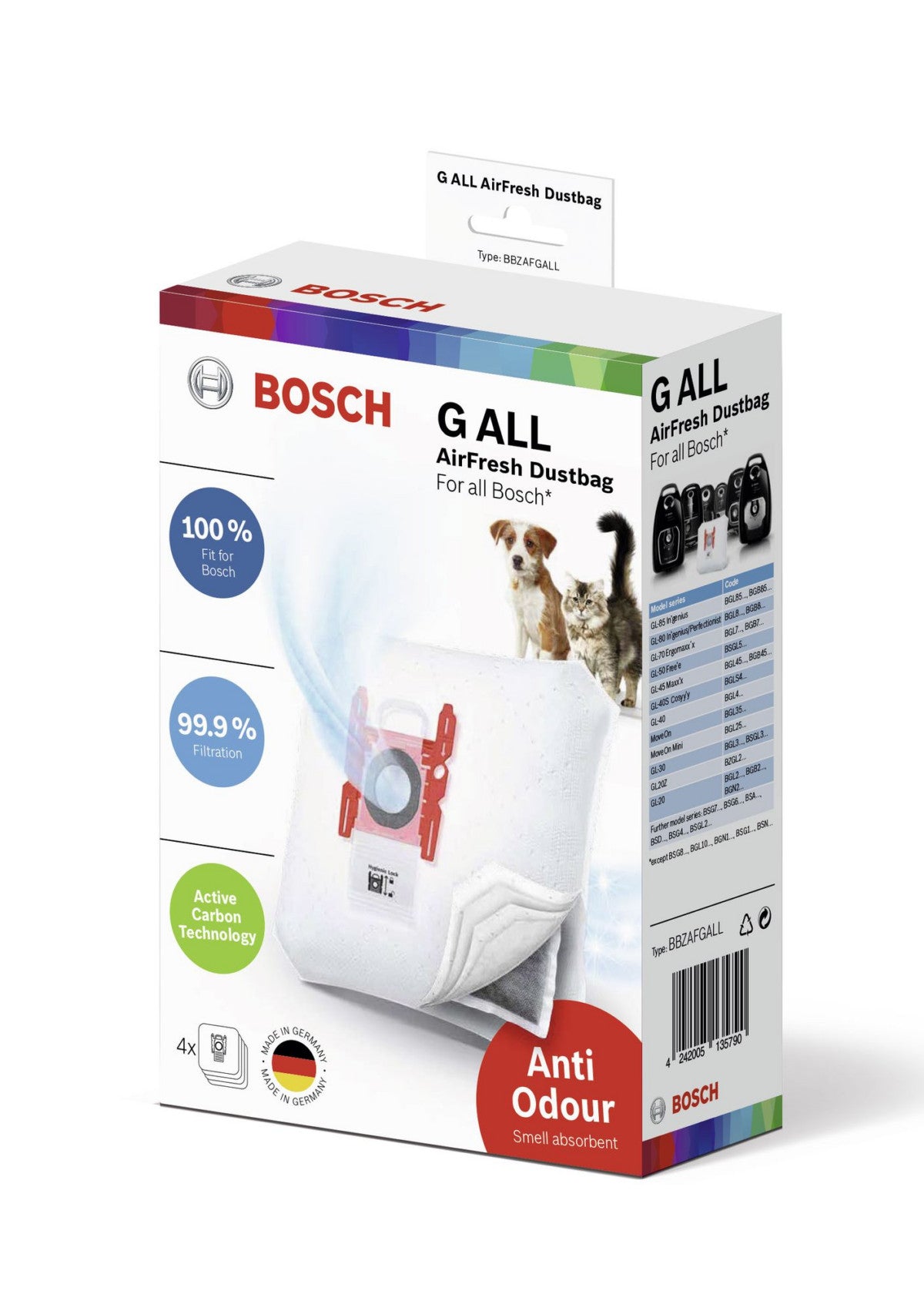 BOSCH BBZAFGALL AirFresh Vacuum Cleaner Bags