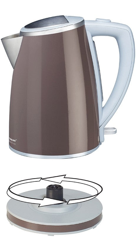 BESTRON Cordless Jug Kettle La Mattina DWK1000LM Brown 2200W