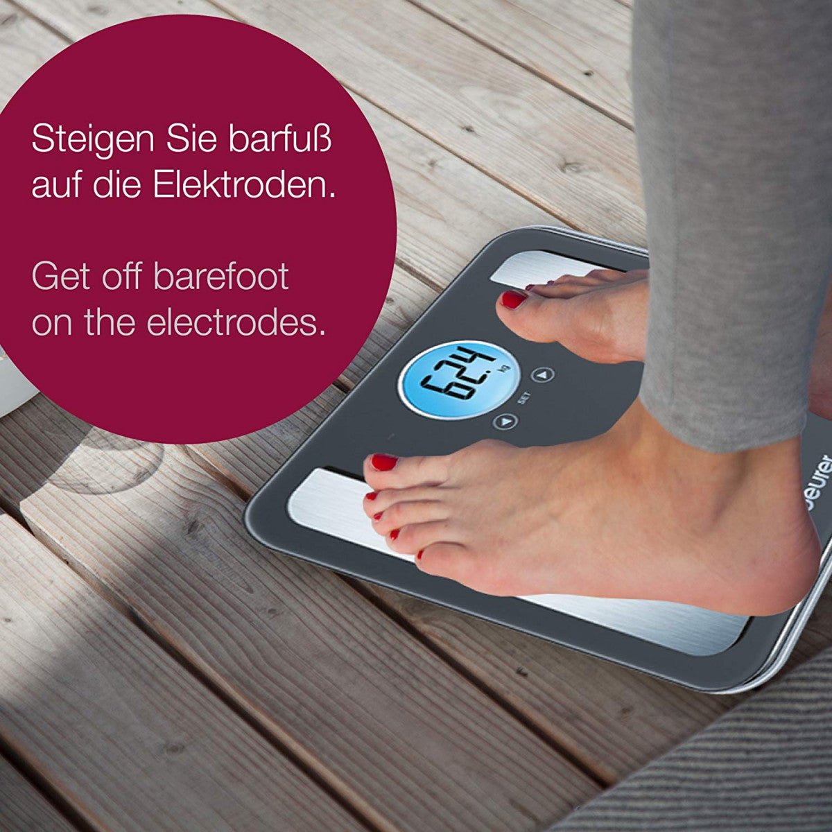 Beurer BF 195 Electronic Diagnostic Bathroom Scale Black