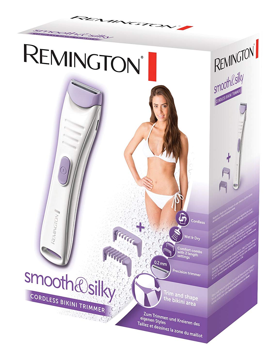REMINGTON Cordless Bikini Trimmer BKT4000 White