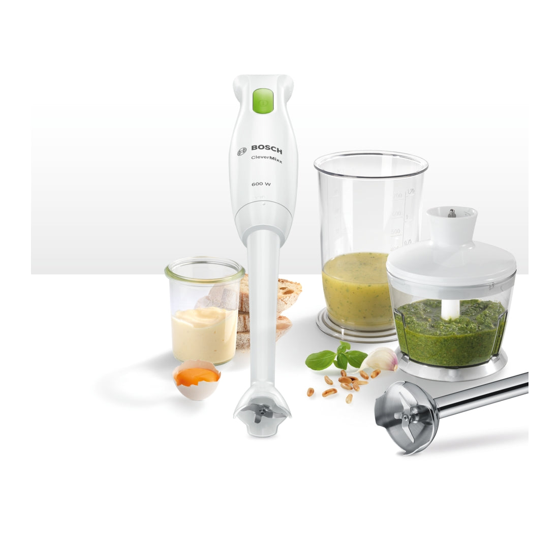 BOSCH CleverMixx ,Dip Dressing, MSM2623G Hand Blender Set 600W W