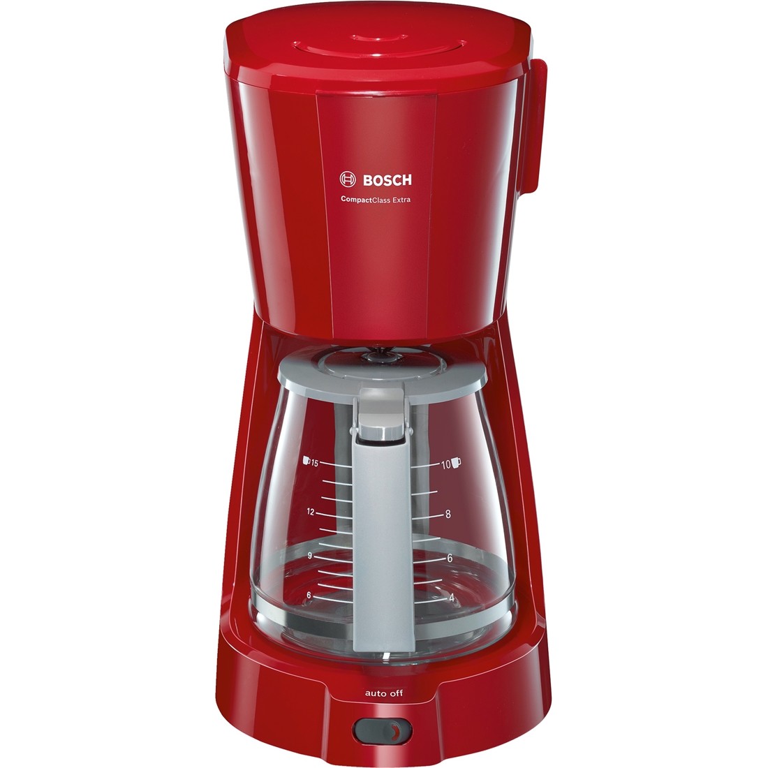 BOSCH Filter Coffee Machine CompactClass Extra TKA3A034 Red/Light gray