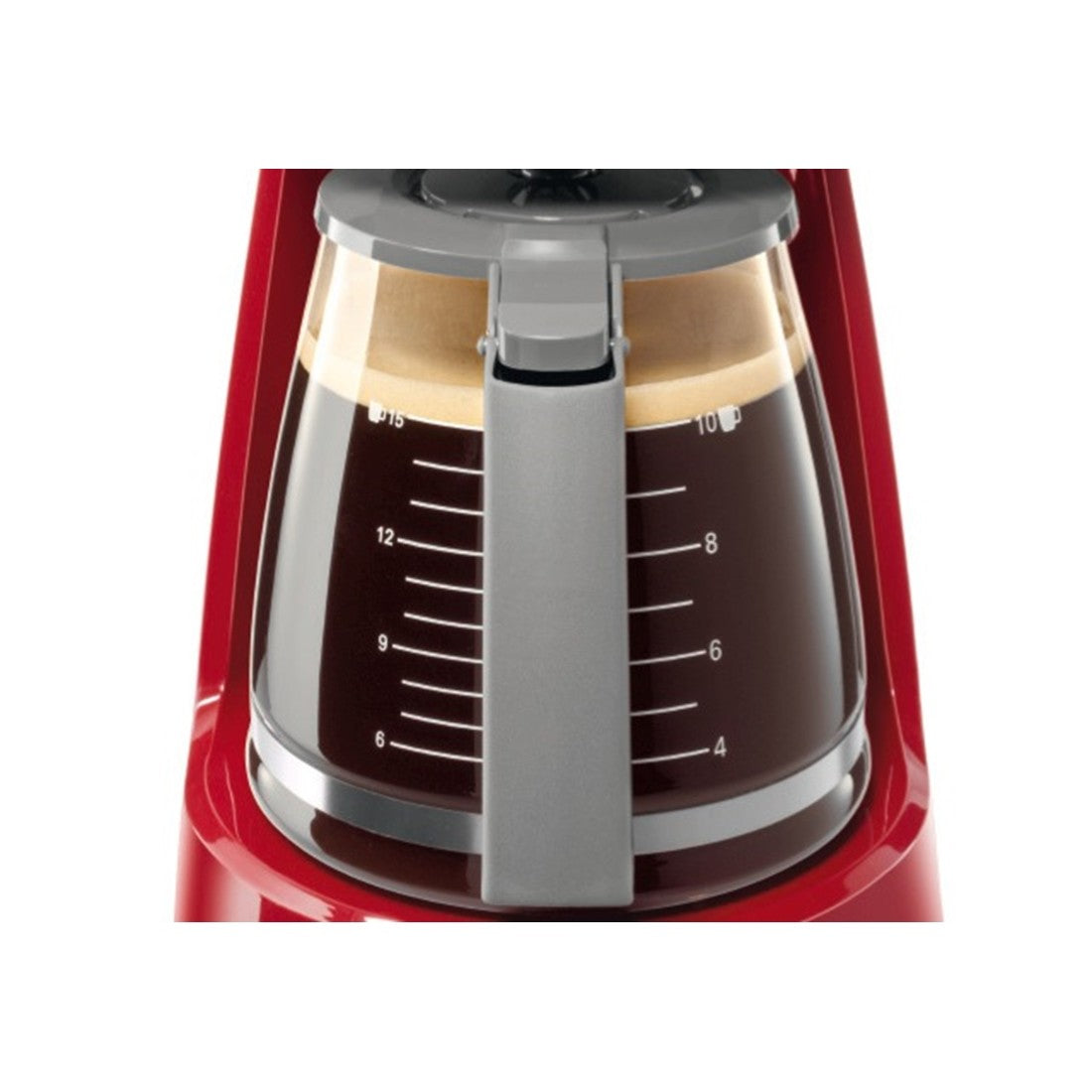 BOSCH Filter Coffee Machine CompactClass Extra TKA3A034 Red/Light gray