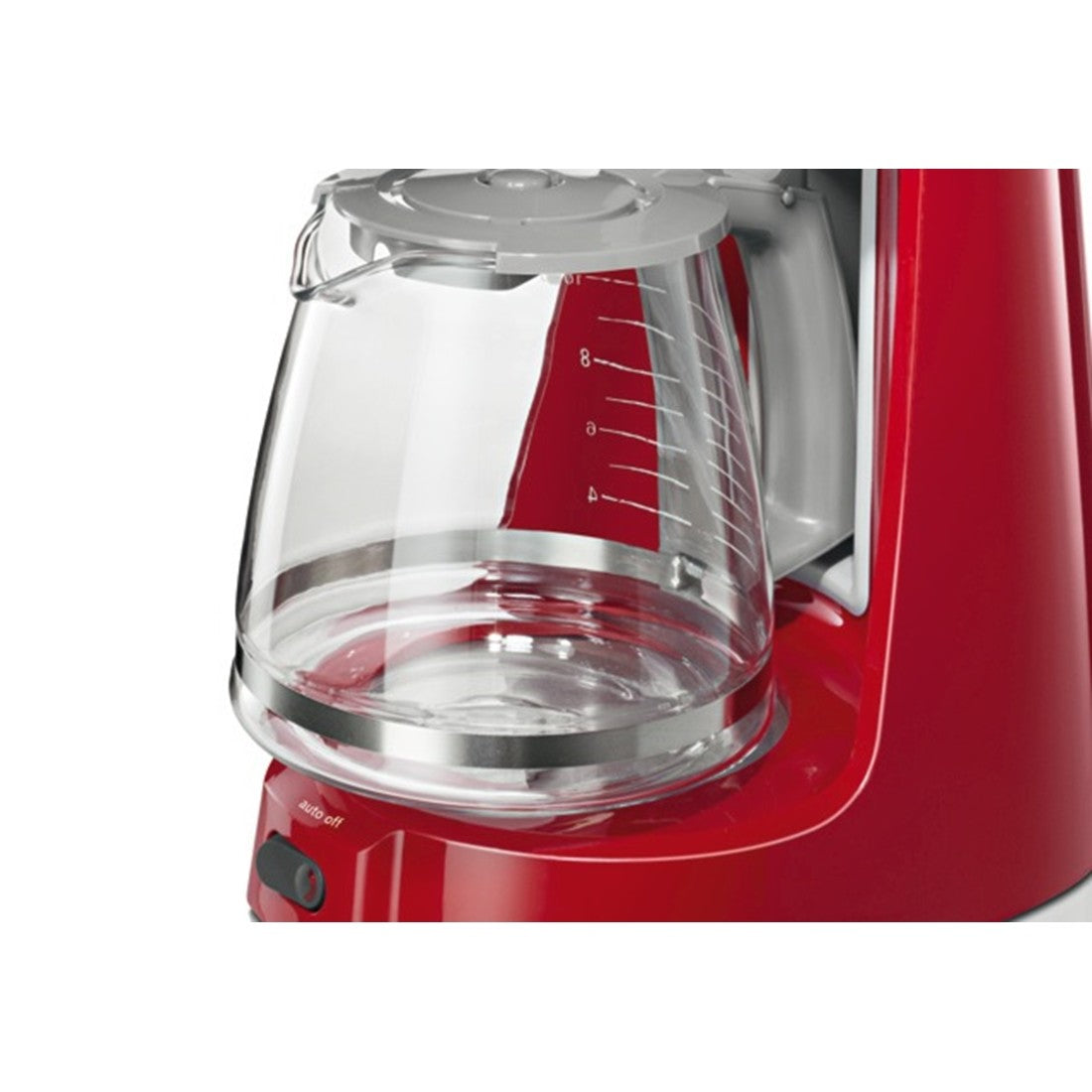 BOSCH Filter Coffee Machine CompactClass Extra TKA3A034 Red/Light gray