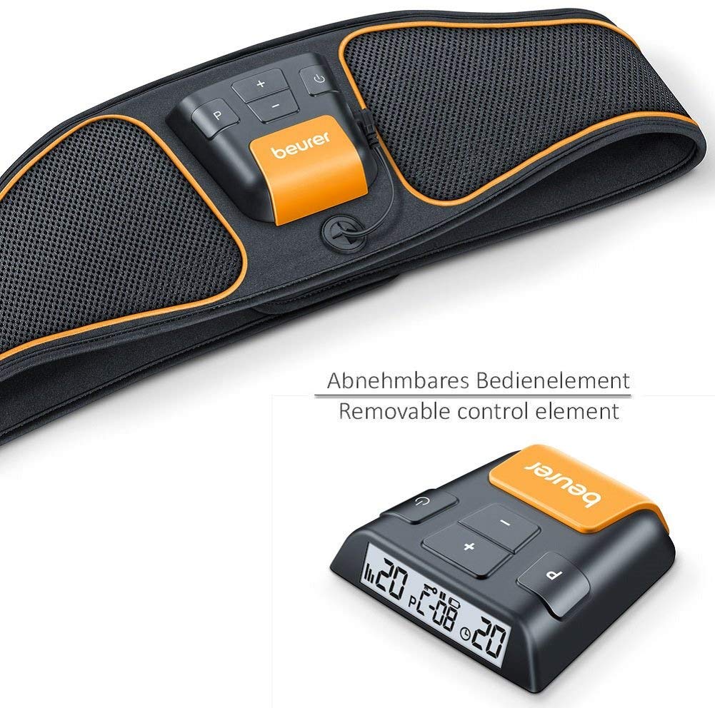 Beurer EM 37 Abdominal Toning Belt Black