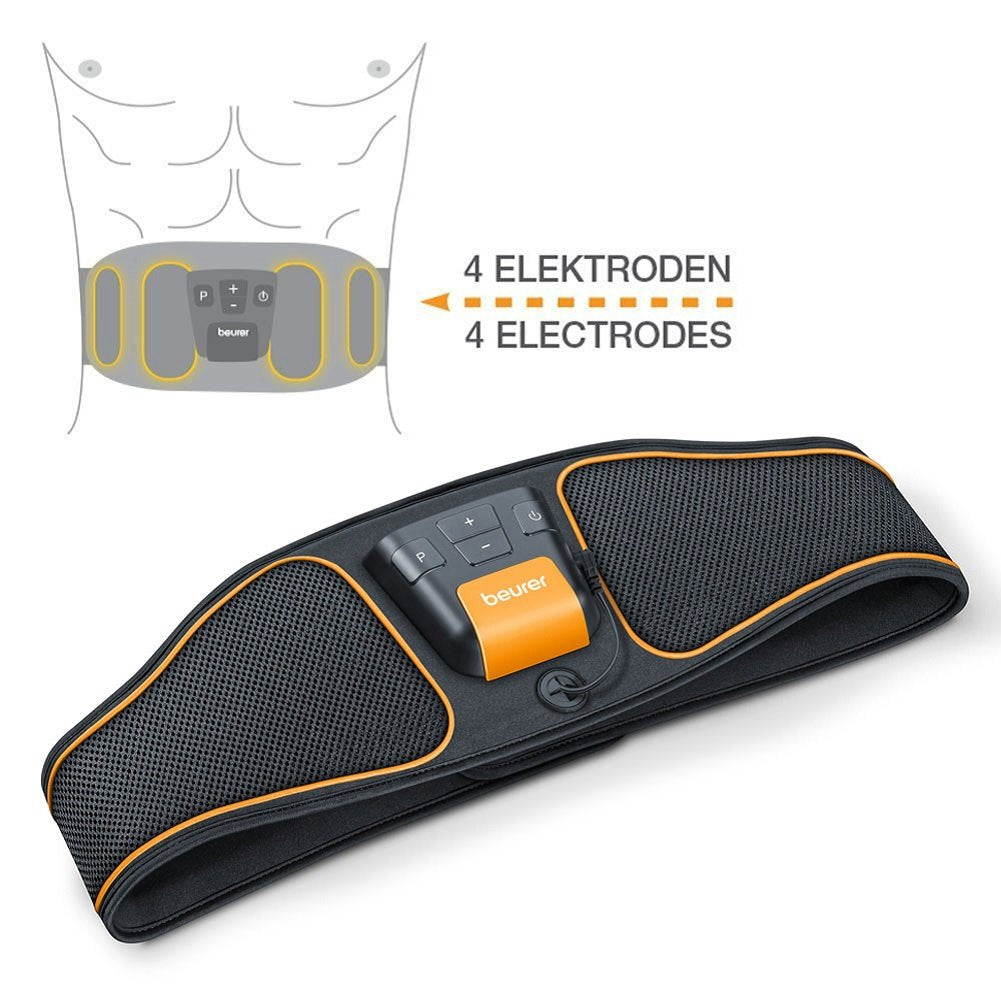 Beurer EM 37 Abdominal Toning Belt Black