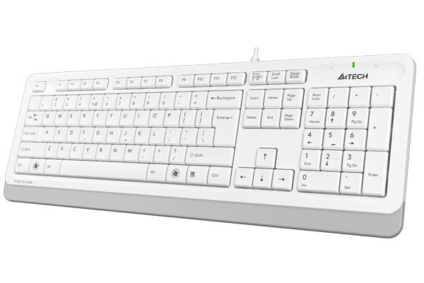 A4TECH FK10 FSTYLER SLEEK MULTIMEDIA KEYBOARD USB WHITE