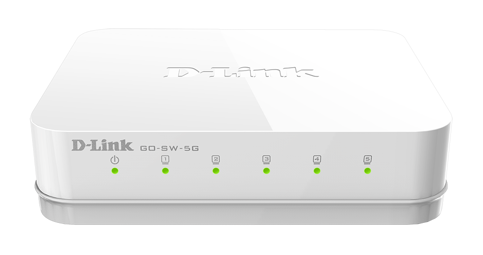 D-LINK GO-SW-5G Port Gigabit Ethernet Switch WHITE