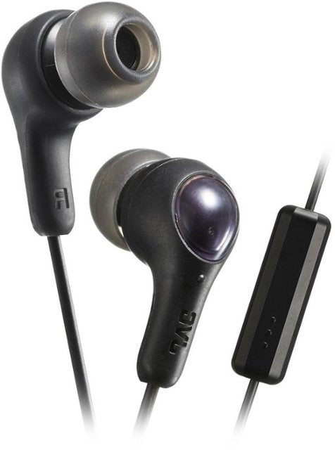 JVC Gumy Plus HA-FX7M-B-E Earphones with Microphone Olive Black