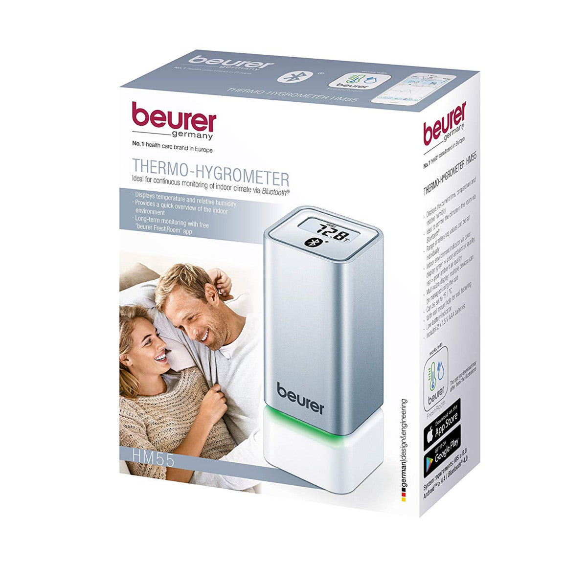 Beurer HM 55 Thermo Hygrometer White