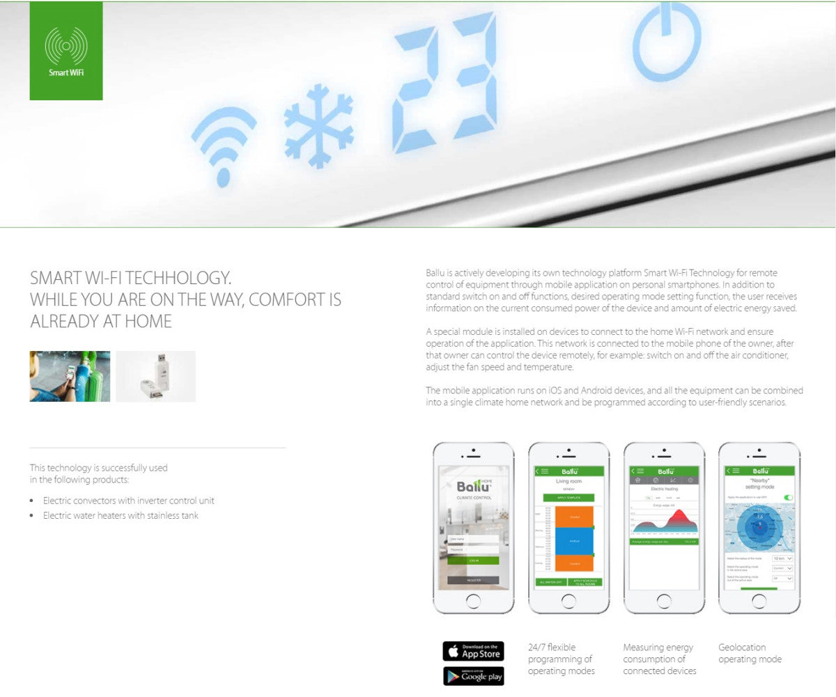 MATESTAR MAT-BL2200 Convection Heater WI-FI Ready Inverter