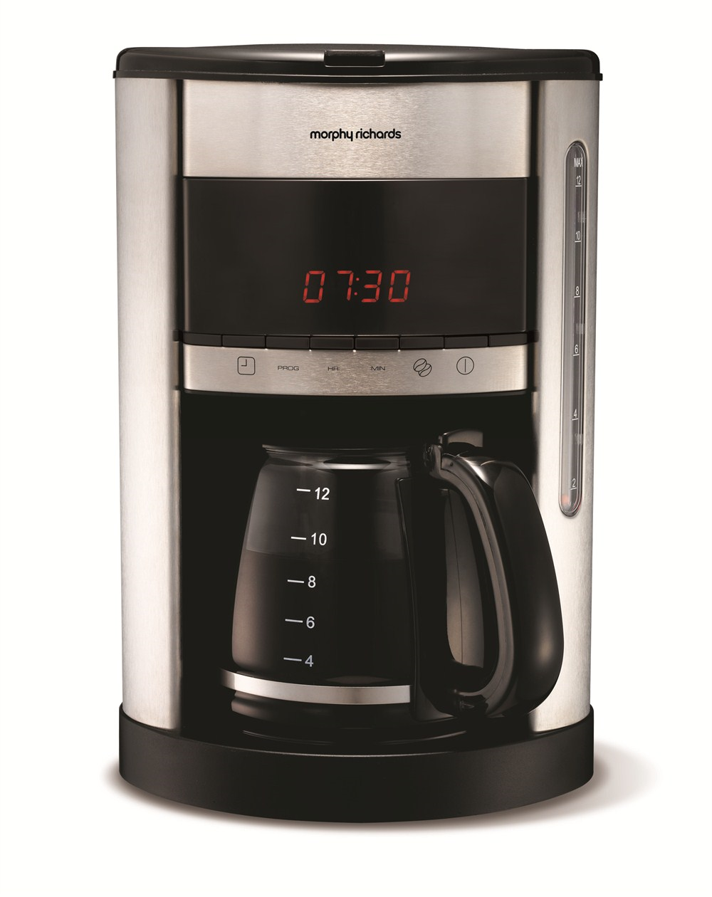 Morphy Richards Accents Filter Coffee Machine 162007 Brushed Rolls Technology Store Cyprus Online Shop