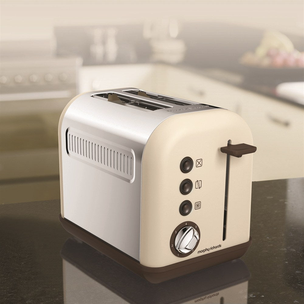 Morphy Richards Special Edition Accents Sand Toaster 222004 Cream