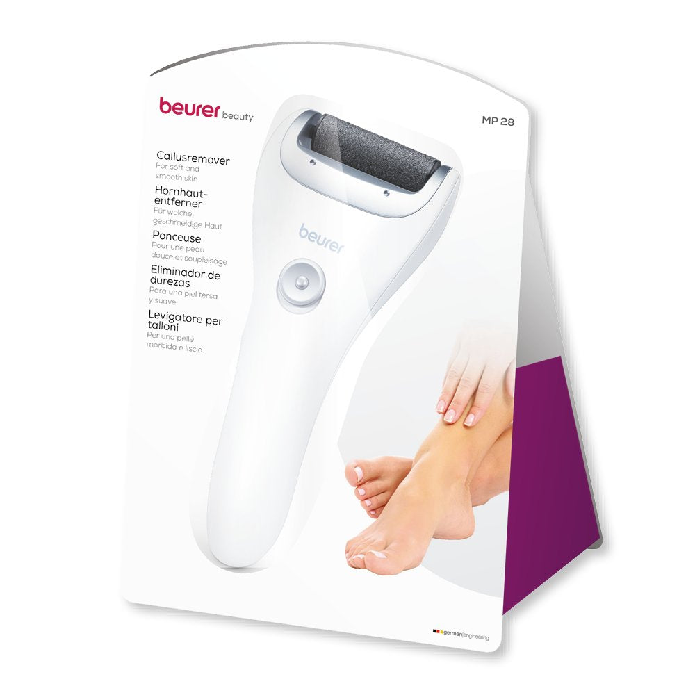 Beurer MP 28 Portable Pedicure Device White/Silver