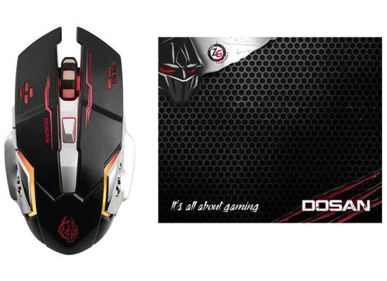 ZEROGROUND MS 2850 GMS Gaming KEYBOARD AND MOUSE PAD Set 2 in 1 Wired DOSAND