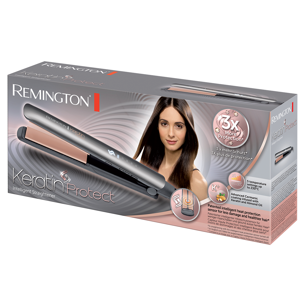 REMINGTON S8598 Keratin Protect Intelligent Straightener Silver