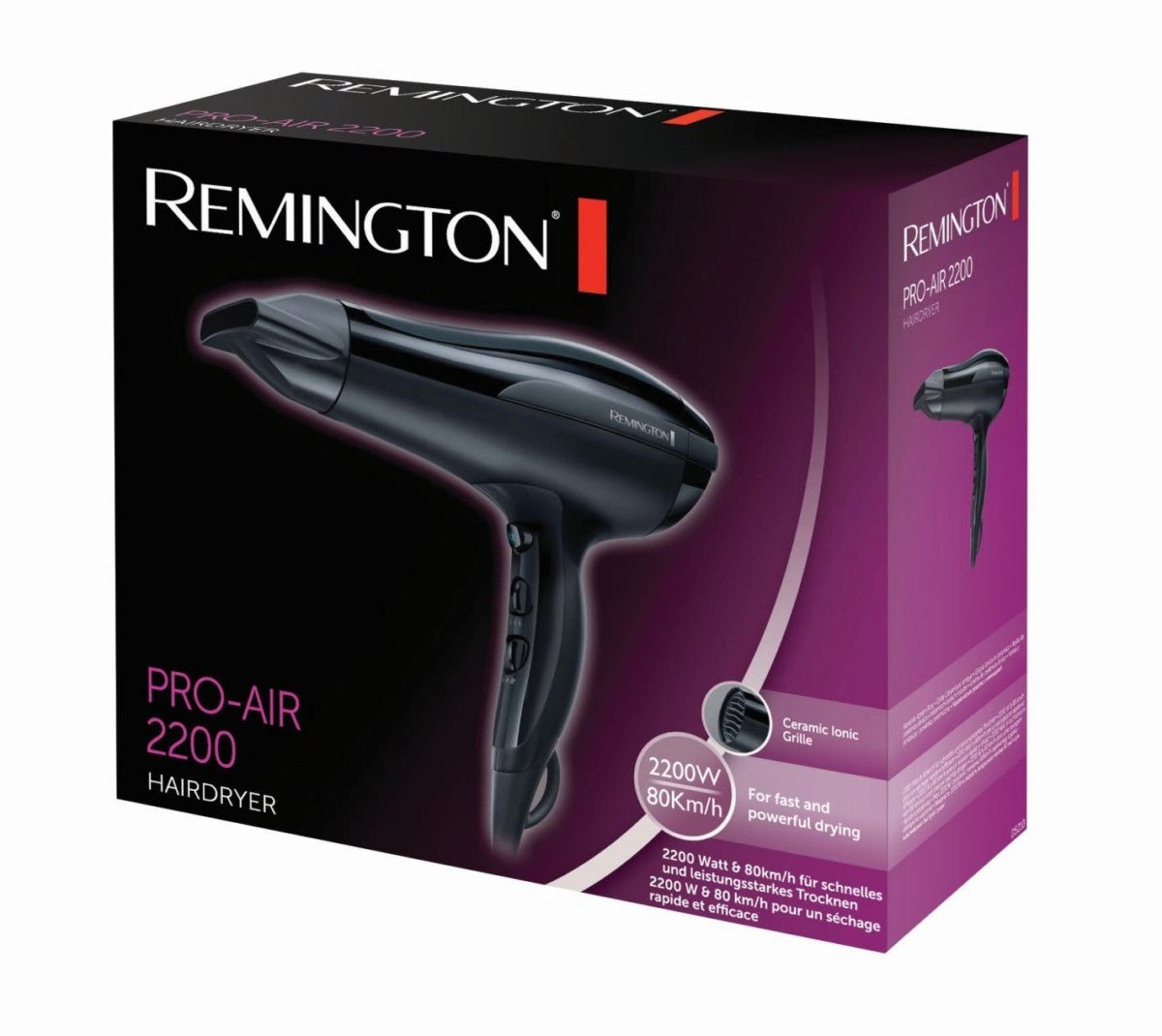REMINGTON D5210 Pro-Air 2200W Dryer Black