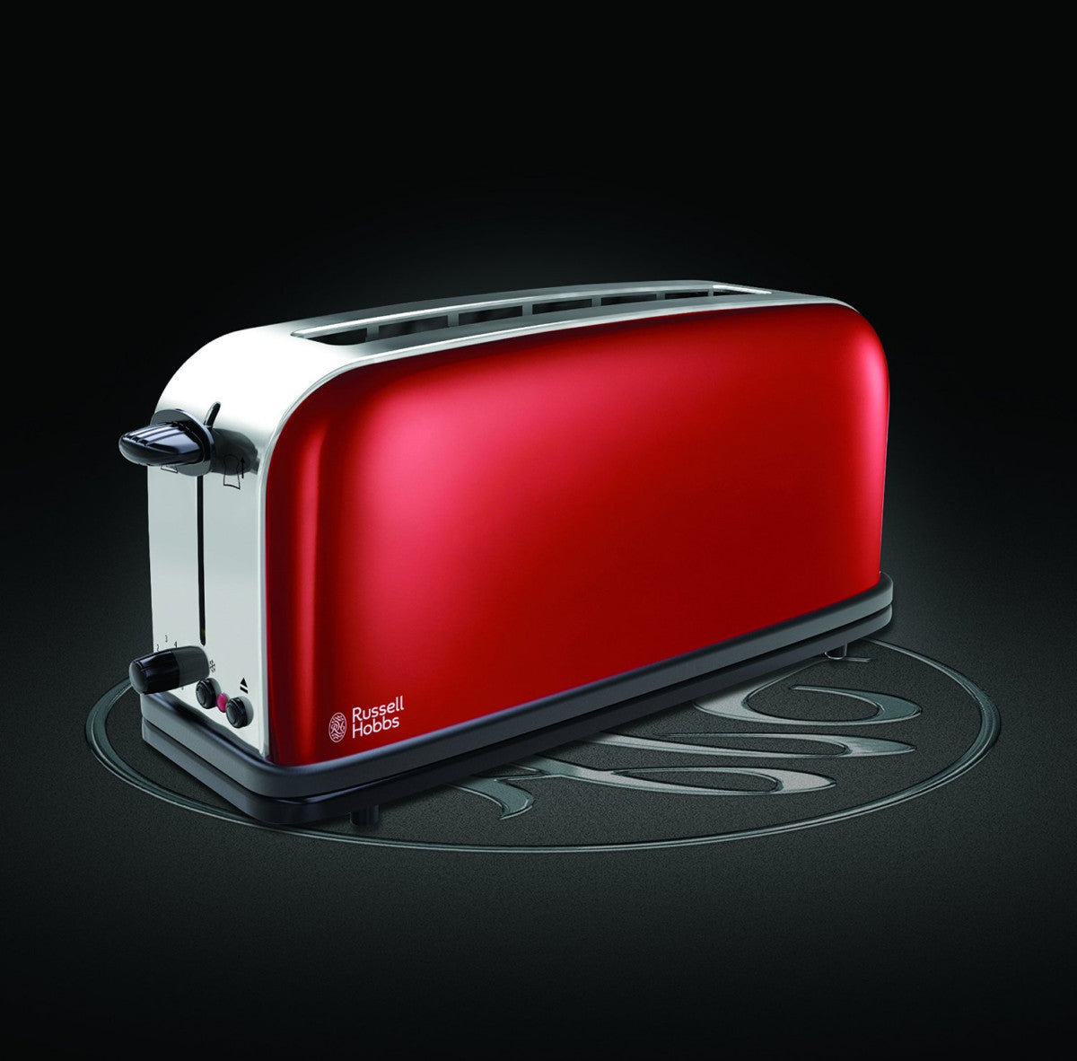 Russell Hobbs Toaster Long Slot 21391 Flame Red