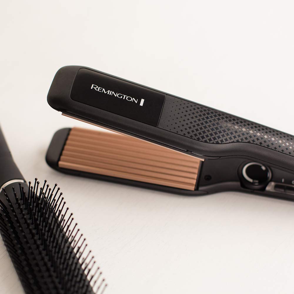 REMINGTON S3580 Ceramic Crimp 220 Hair Waiver Black