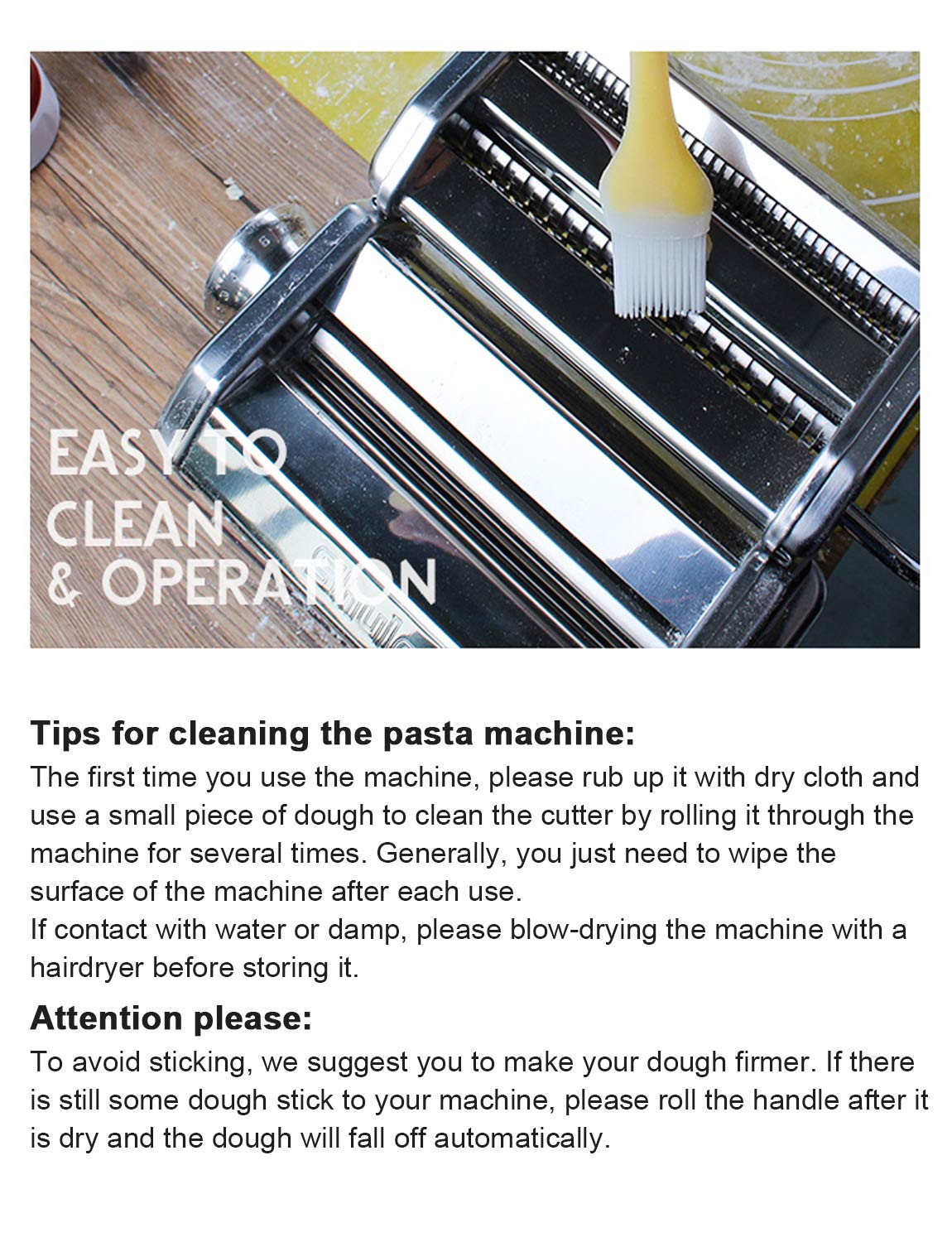 Shule Pasta Machine T1662 Hand Operated