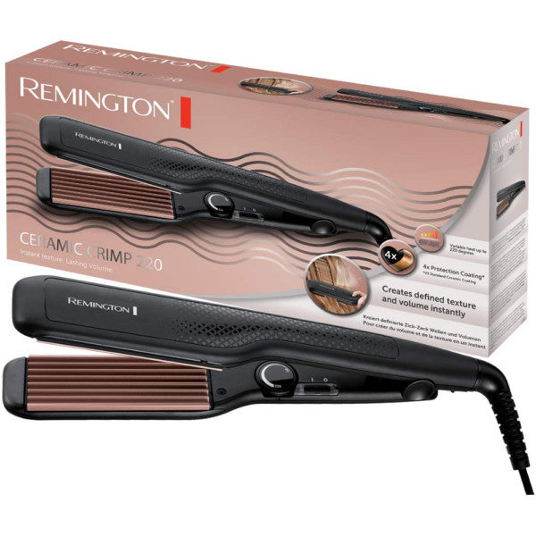 REMINGTON S3580 Ceramic Crimp 220 Hair Waiver Black