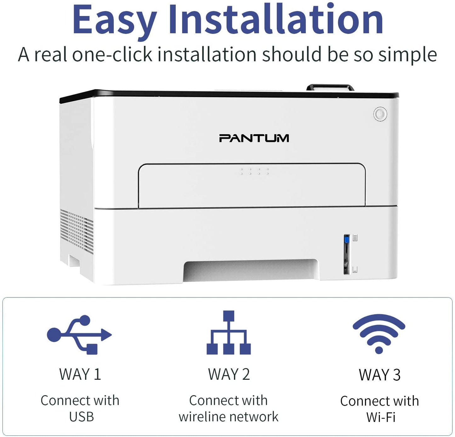Pantum P3010DW Fast Speed Mono Laser Printer Wi-Fi/Duplex