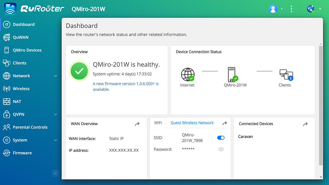 QNAP QMiro-201W Tri-Band Mesh Wi-Fi 5 SD-WAN VPN Router